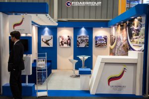 Stand F-AIR COLOMBIA 2015, en FIDAE 2014