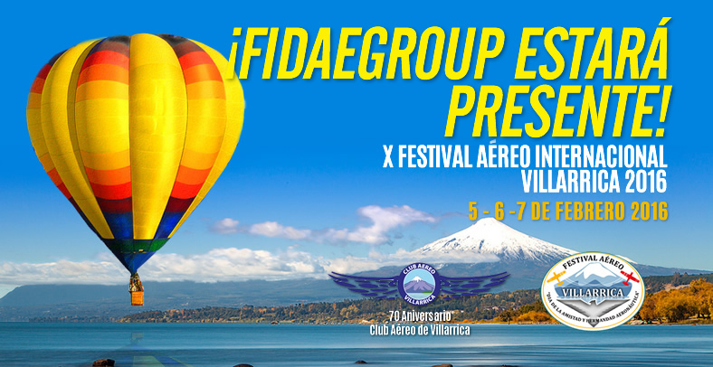 Festival Aéreo Villarrica 5, 6, 7 de Febrero 2016