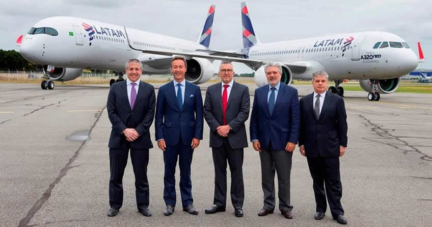 Grupo LATAM Airlines recibe el primer Airbus A320neo en el continente americano
