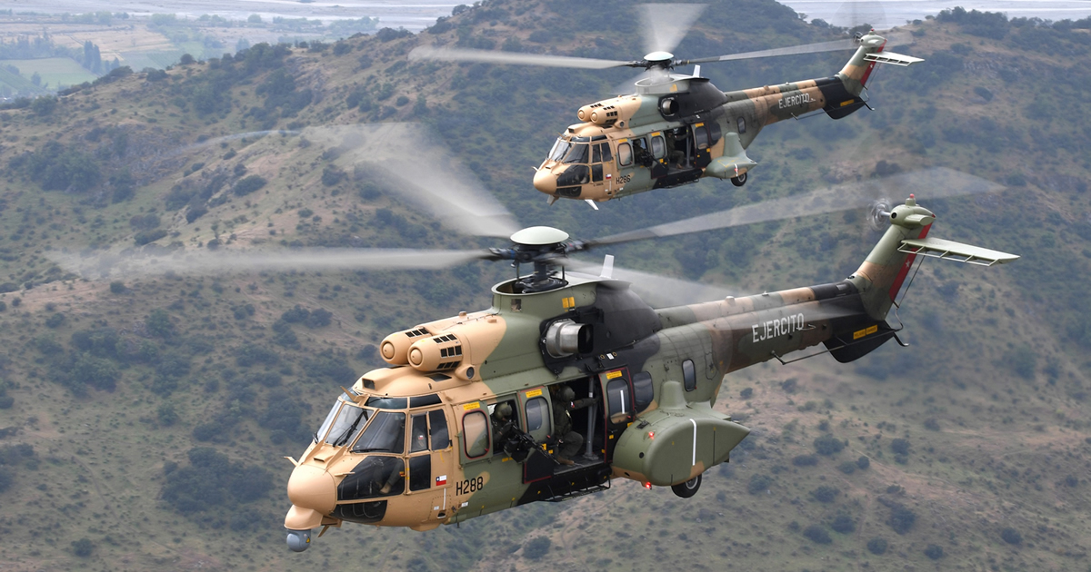 Airbus Helicopters entrega el último H215M (H-289) al Ejército de Chile