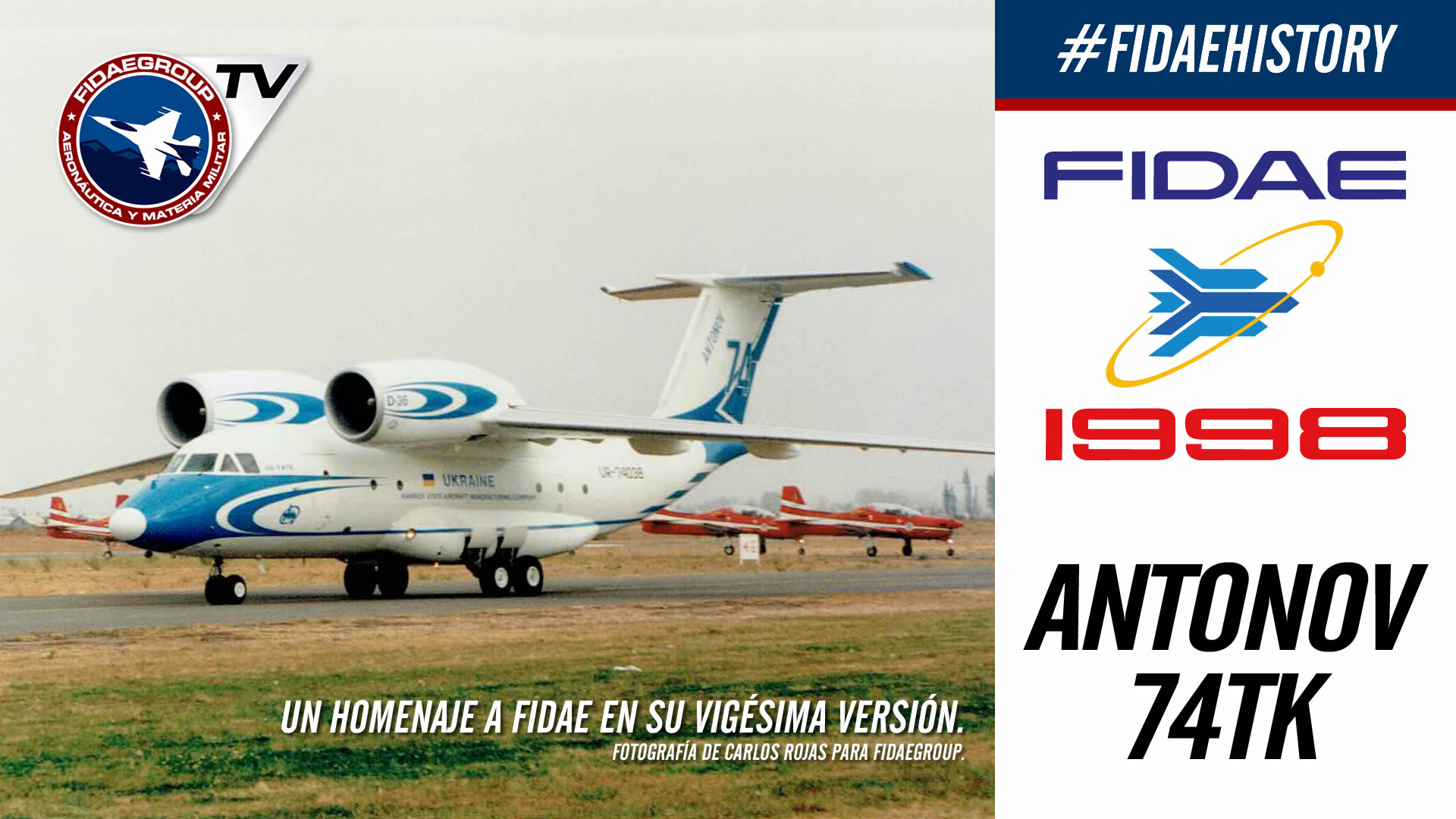 Demostración aérea de Antonov An-74tk en FIDAE 1998, Los Cerrillos