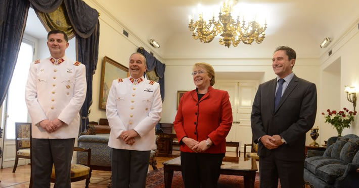 Nuevo Comandante en Jefe del Ejército asignado por la Presidenta de la República Michelle Bachelet