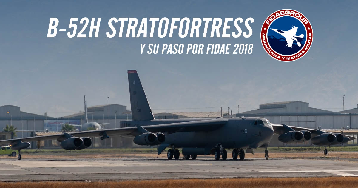 La visita del Bombardero Boeing B-52H en Chile