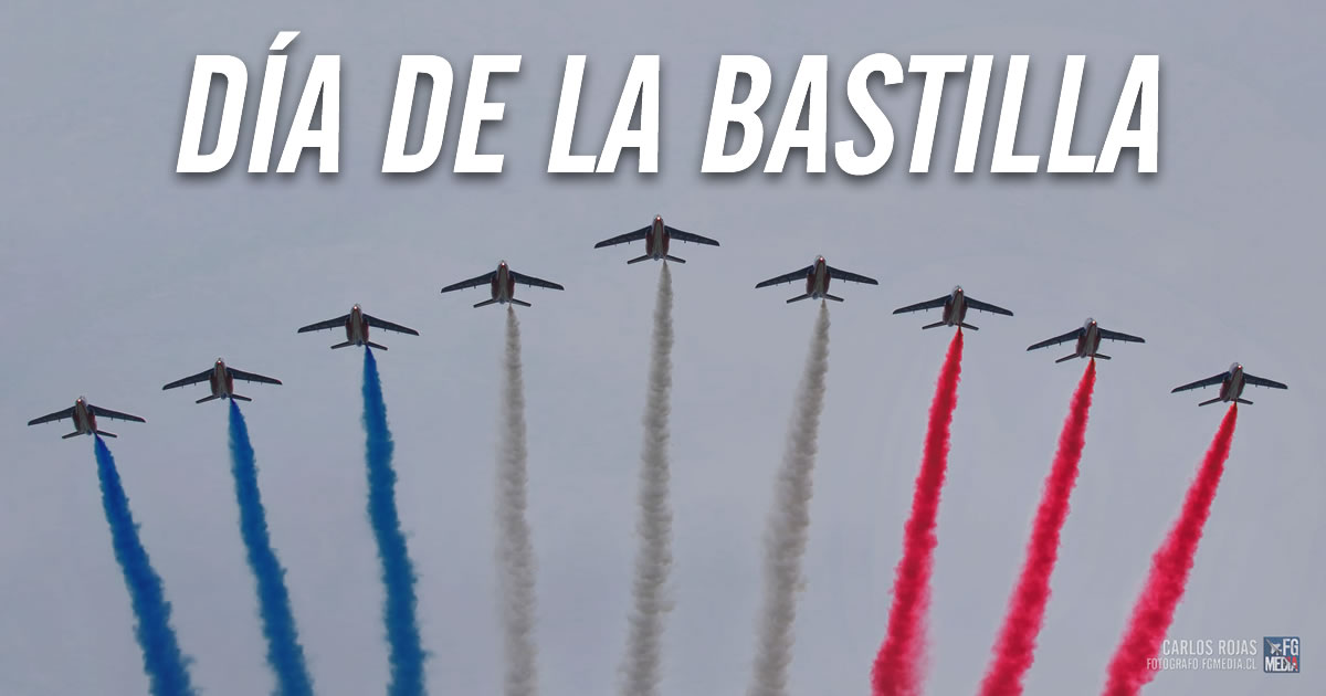 Desfile Aéreo en el Día de la Bastilla 2019