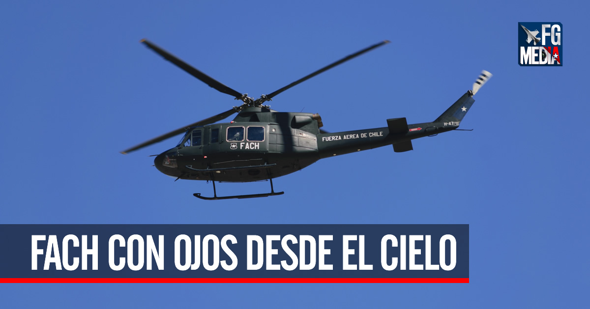 Fuerza Aérea de Chile y sus ojos sobre las manifestaciones