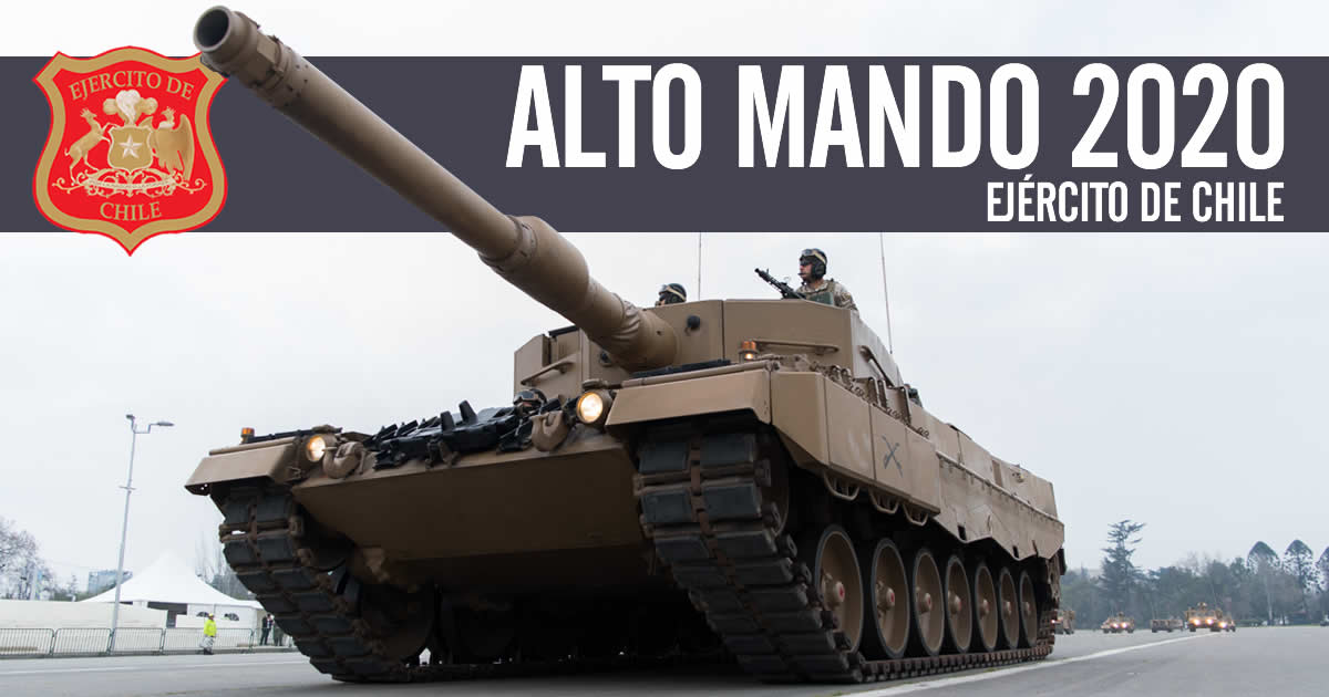 ALTO MANDO 2020: Ejército de Chile