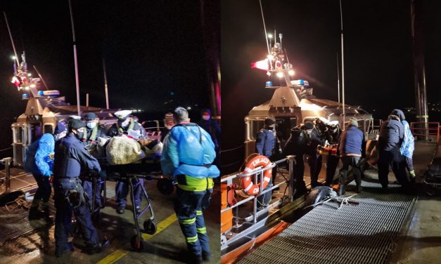 Autoridad Marítima de Quellón realizó evacuación médica de urgencia desde Isla Laitec