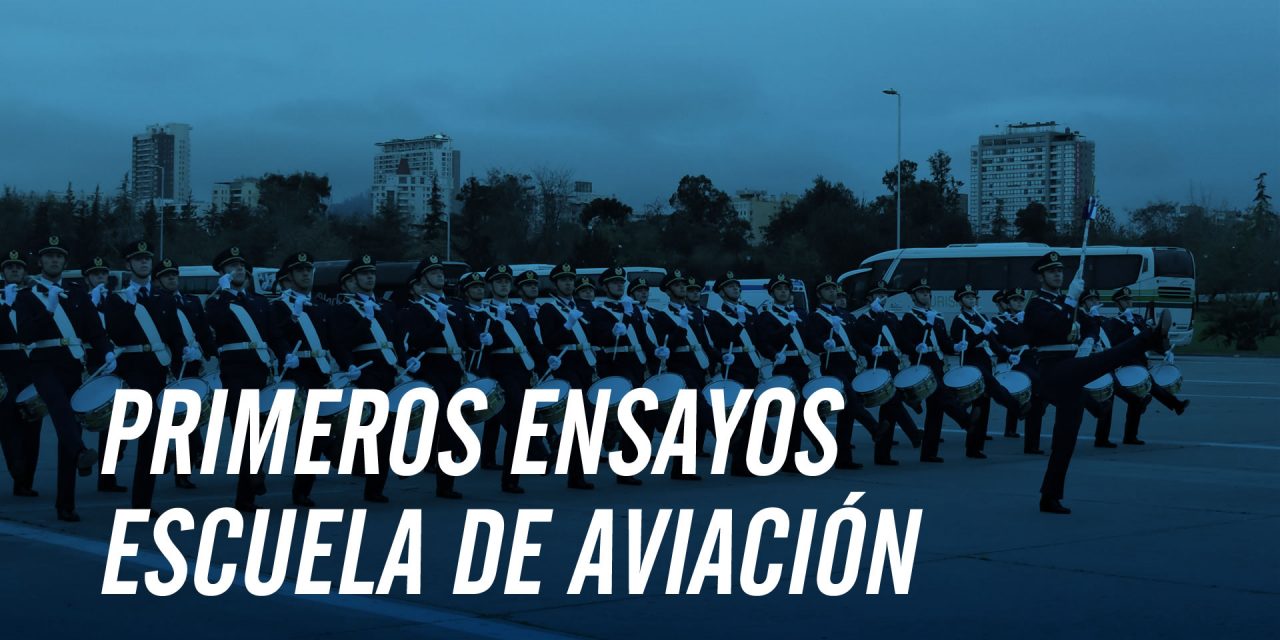 Primeros ensayos de la Escuela de Aviación en Parque O’Higgins