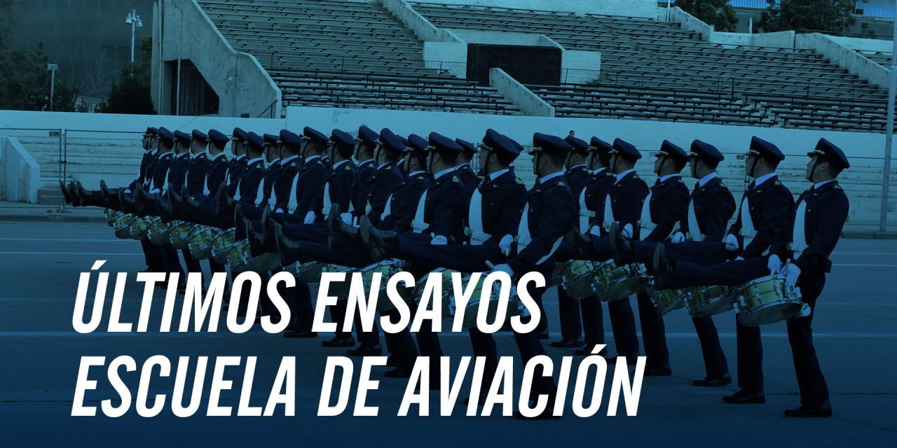 Últimos ensayos de la Escuela de Aviación en Parque O’Higgins