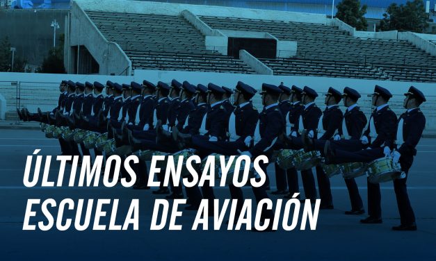 Últimos ensayos de la Escuela de Aviación en Parque O’Higgins