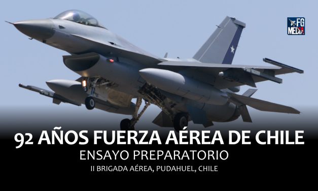Ensayo preparatorio 92 años Fuerza Aérea de Chile