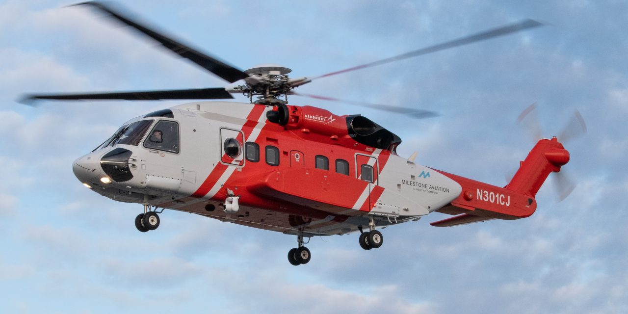 Los helicópteros Sikorsky S-92 superan los 2.000.000 de horas de vuelo