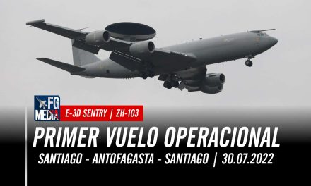 Primer vuelo de operatividad del Boeing E-3D Sentry (ZH-103) Fuerza Aérea de Chile | 30.07.2022
