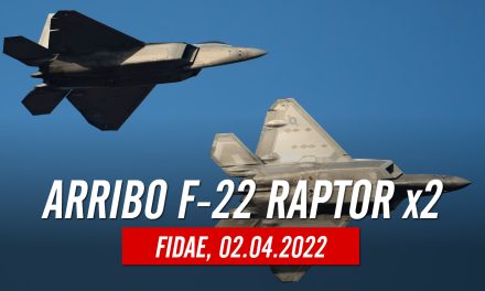 FIDAE 2022: Arribo de la USAF con 2 F-22 Raptor y un KC-10 Externder el día 02.04.2022