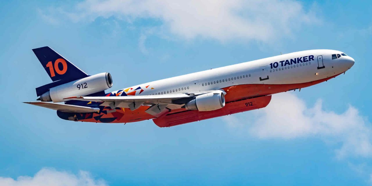 Gobierno dispondrá por segunda vez del avión 10 TANKER para combatir los incendios forestales