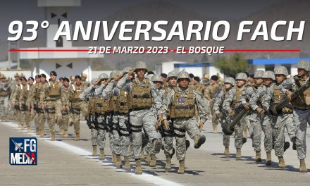 La Fuerza Aérea de Chile conmemoró su 93° Aniversario Institucional en las dependencias de la Base Aérea de El Bosque el pasado 21 de marzo de 2023