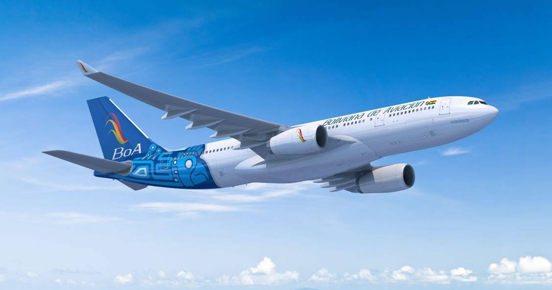 Boliviana de Aviación operará su primer Airbus A-330