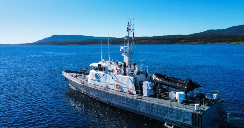 Lancha de Servicio General “Alacalufe” cumple 34 años al servicio de la Tercera Zona Naval