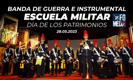 Banda de guerra e Instrumental de la Escuela Militar, Día de los patrimonios, Auditorio, 28.05.2023