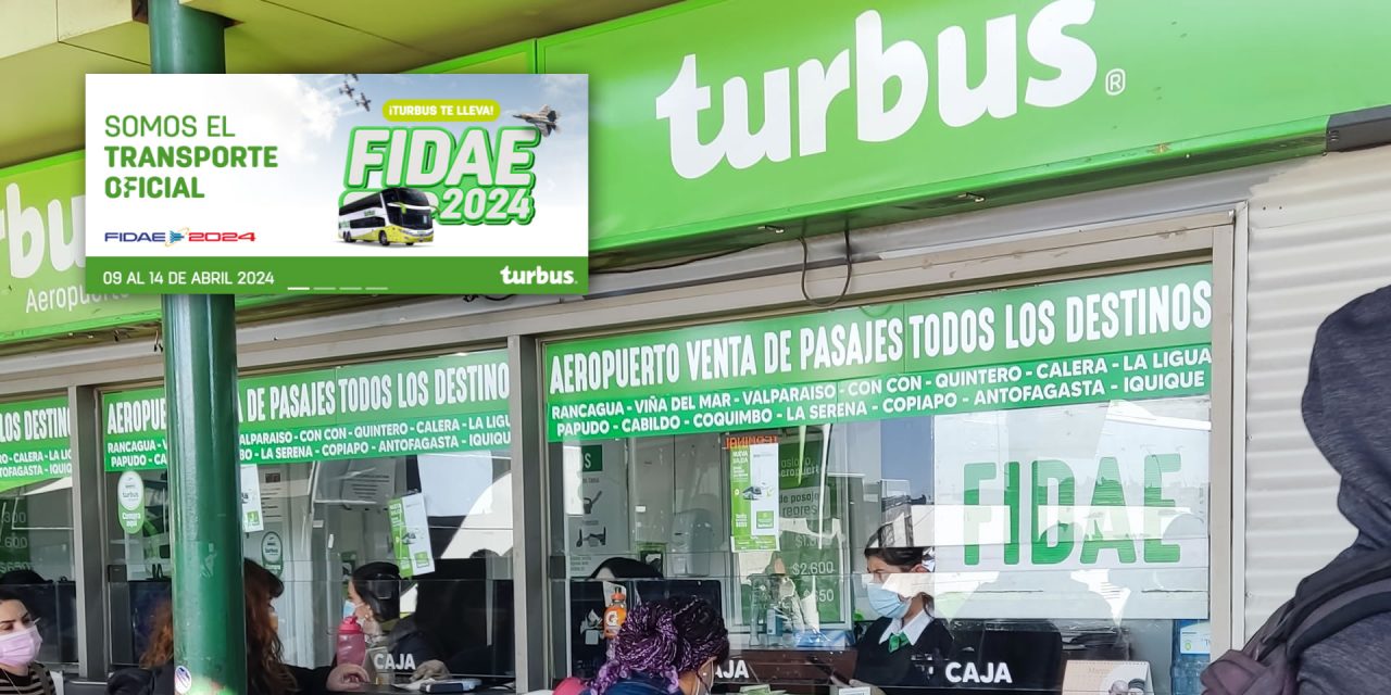 TURBUS ES EL TRANSPORTE OFICIAL DE FIDAE 2024