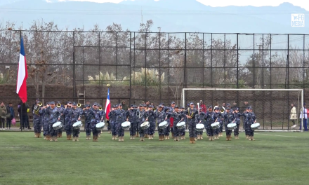 Banda Pequeños Héroes de la Concepción en el concurso de bandas organizado por el Colegio San Andrés de Colina