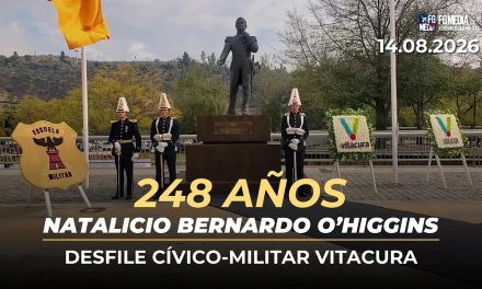 Vitacura rinde homenaje a Bernardo O’Higgins en su 248° conmemoración de su natalicio
