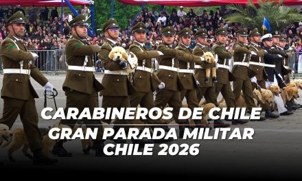 ESCALÓN CARABINEROS DE CHILE EN LA GRAN PARADA MILITAR CHILE 2026